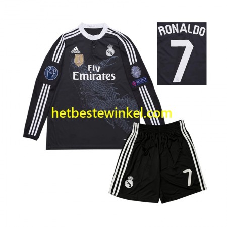 Real Madrid Cristiano Ronaldo 7 2014 Voetbalshirts Retro Kind Third - LS